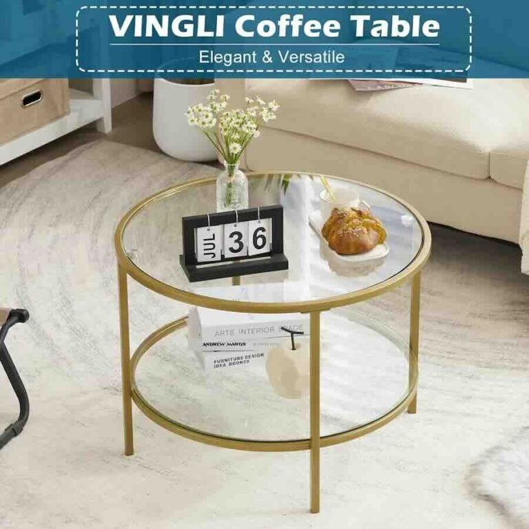 Round glass Coffee Table stylish