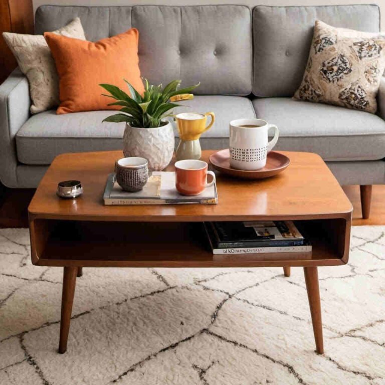 mid century modern wood coffee tables - affordablebestliving