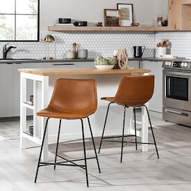 mid century modern kitchen stools - ABL