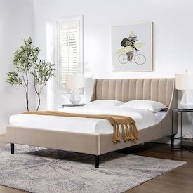 mid century modern bed