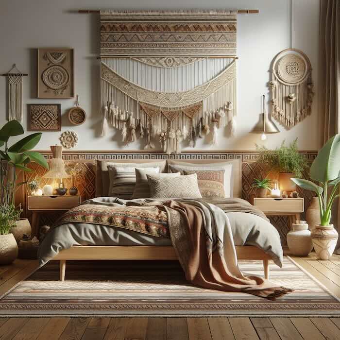 mid century modern bed