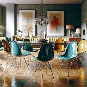 mid century modern dining chairs