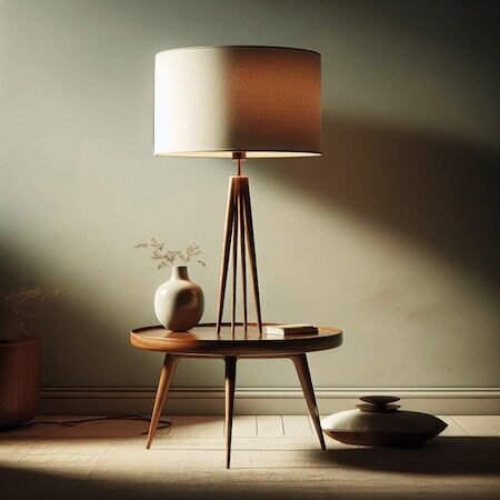 mid century modern table lamps - ABL